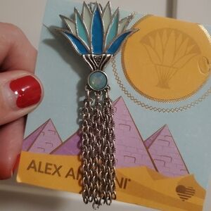 New Alex and Ani - Blue lotus 32" necklace